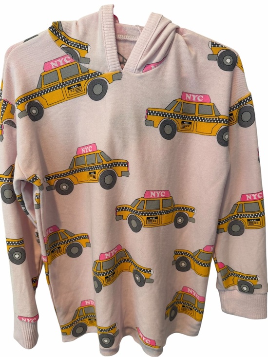 Chaser Other - Chaser Pink NYC Taxi Print Hoodie Sweatshirt Girls Size 6 NWT
